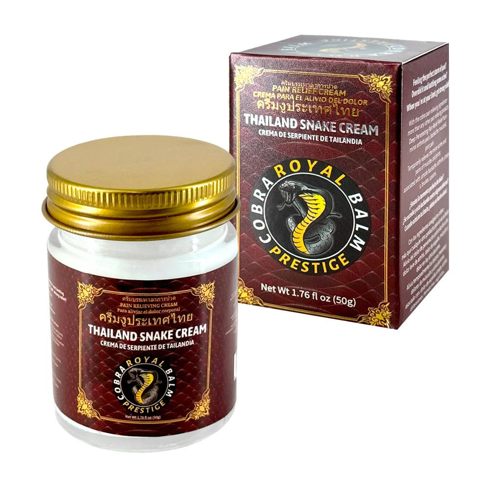 Crema para el dolor con veneno de serpiente 50g - 1.76oz / thailand s…