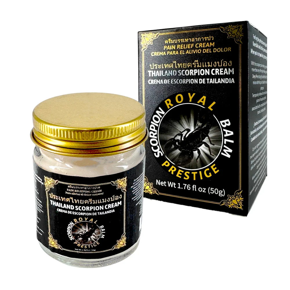 Crema para el alivio del dolor muscular con aceite de escorpión 50g -…