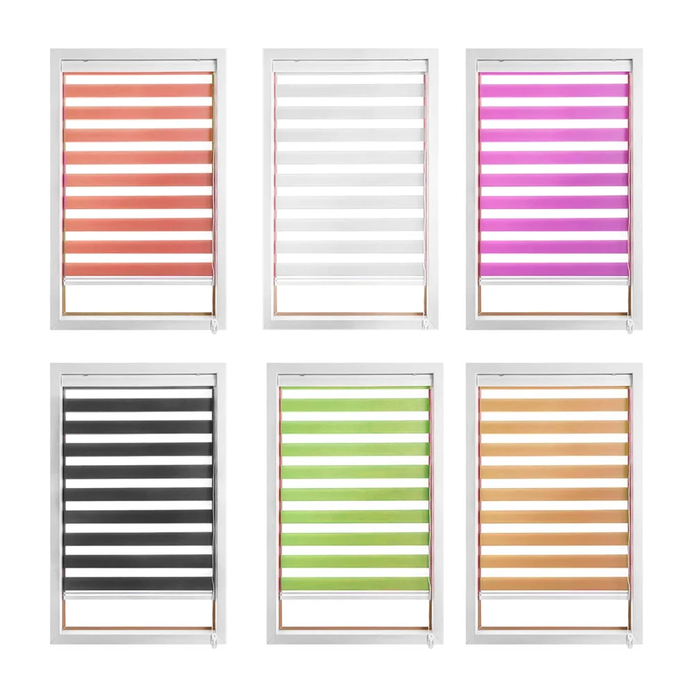 Persiana elegante enrollable horizontal de 140x200cm, variedad de col…