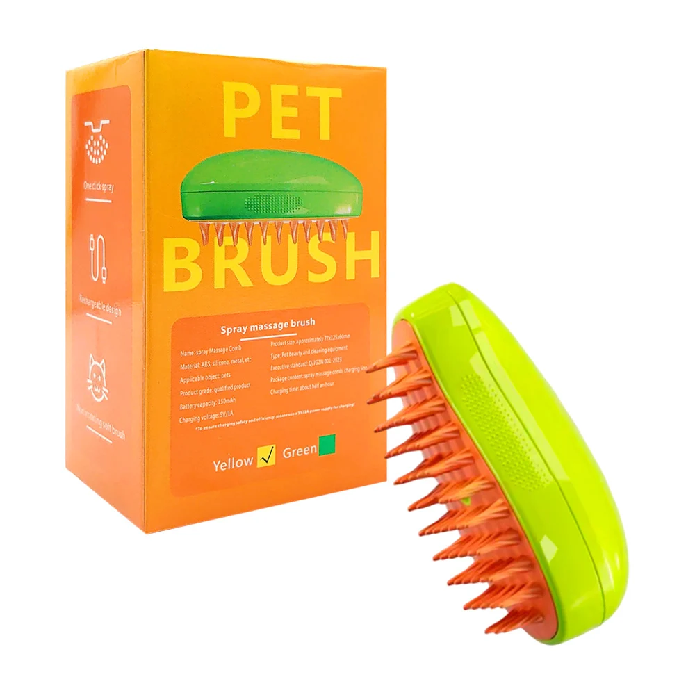 Cepillo portátil de vapor para mascotas, variedad de colores / pet br…