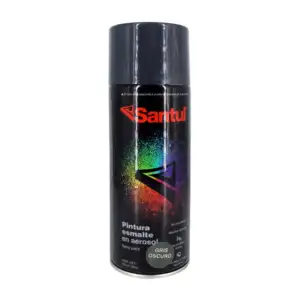 Pintura esmalte en aerosol santul color gris oscuro de 300ml / 8829