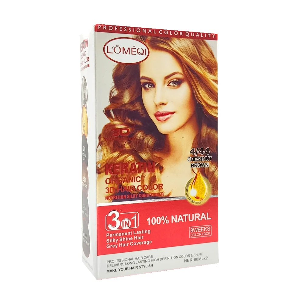 Tinte orgánico para el cabello 2 en 1 con keratina y acondicionador n…