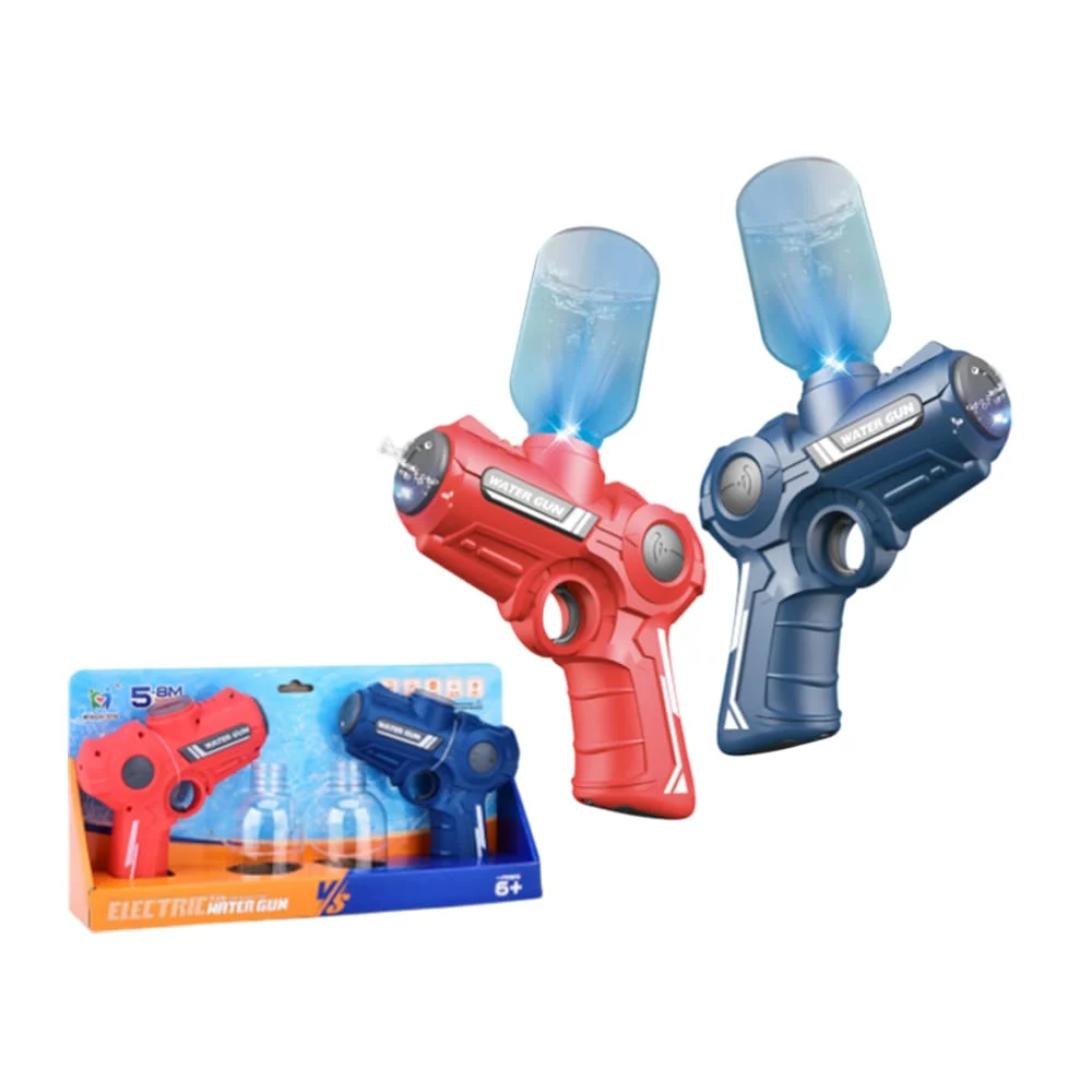 Paquete con 2 pistolas de agua eléctricas + recipientes de plástico, …