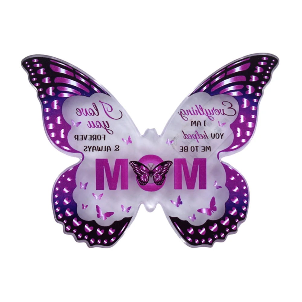 Adorno de acrílico, en forma de mariposa, con temática del día de las…