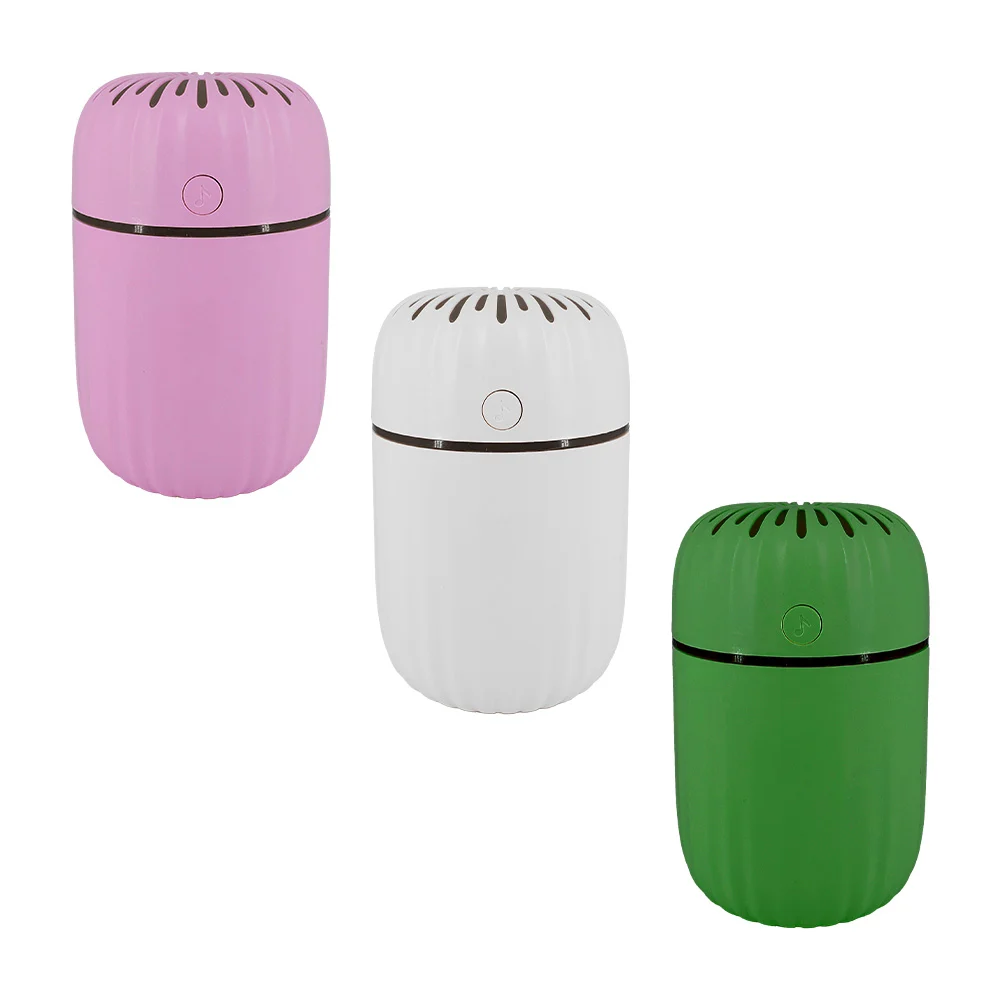 Mini humidificador 3 en 1 con luz rgb y diseño de ranuras 300ml, vari…