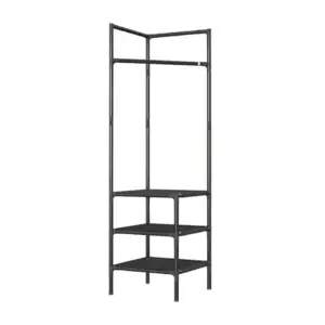 Closet organizador multifuncional con 3 niveles, tubo para colgar la …