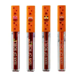Lip gloss en tono mate con tapadera + diseño de animales y sandias, v…