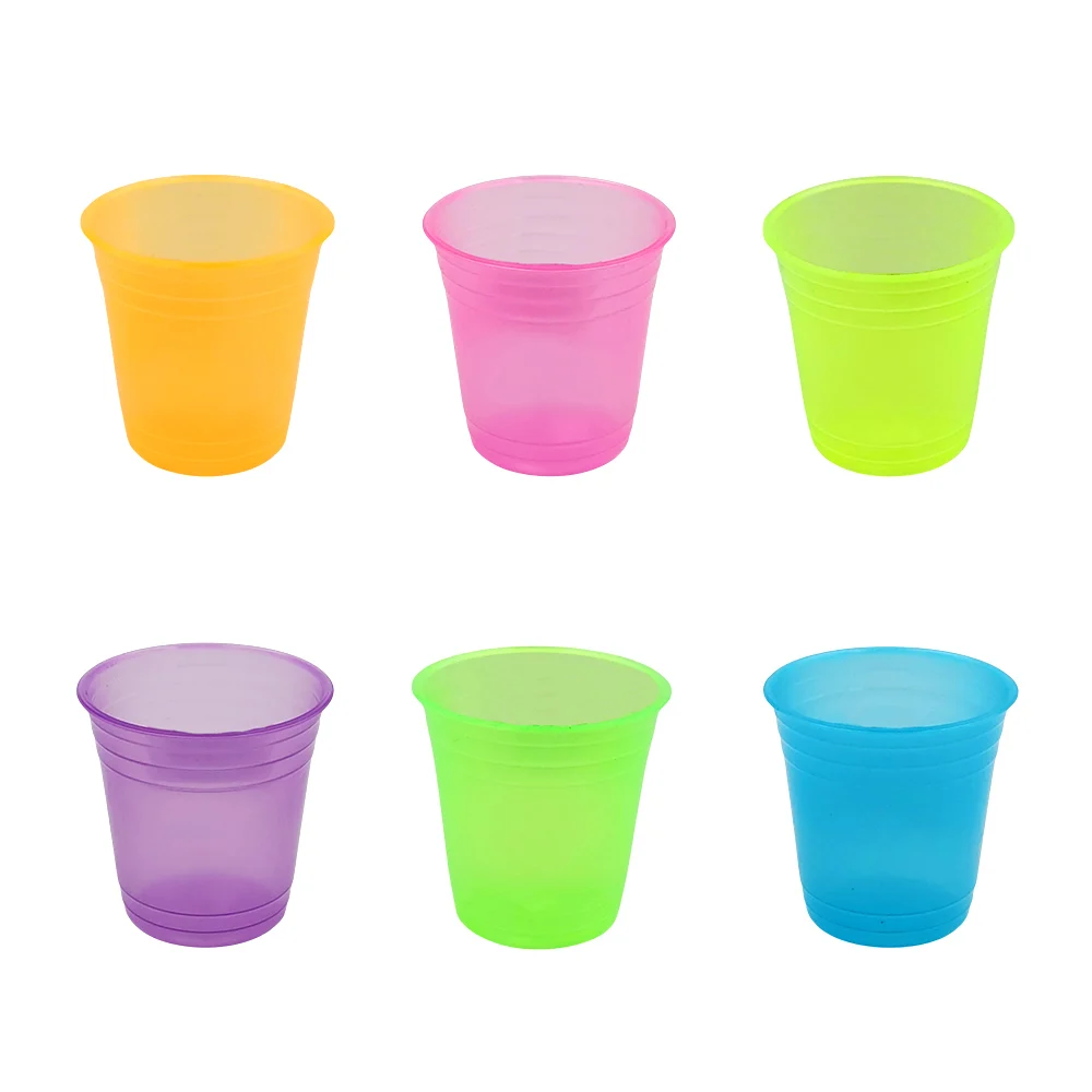Vaso de plástico tequilero para shot, con relieve de líneas, variedad…