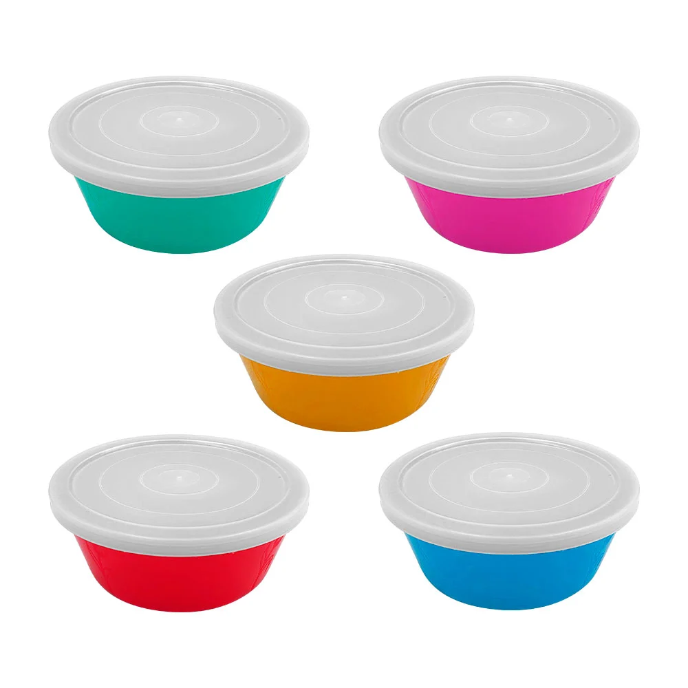 Tupper hermético de plástico con tapa, variedad de colores / Tulipán …