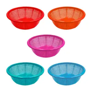 Bandeja tipo colador - quesero de plástico, variedad de colores / col…