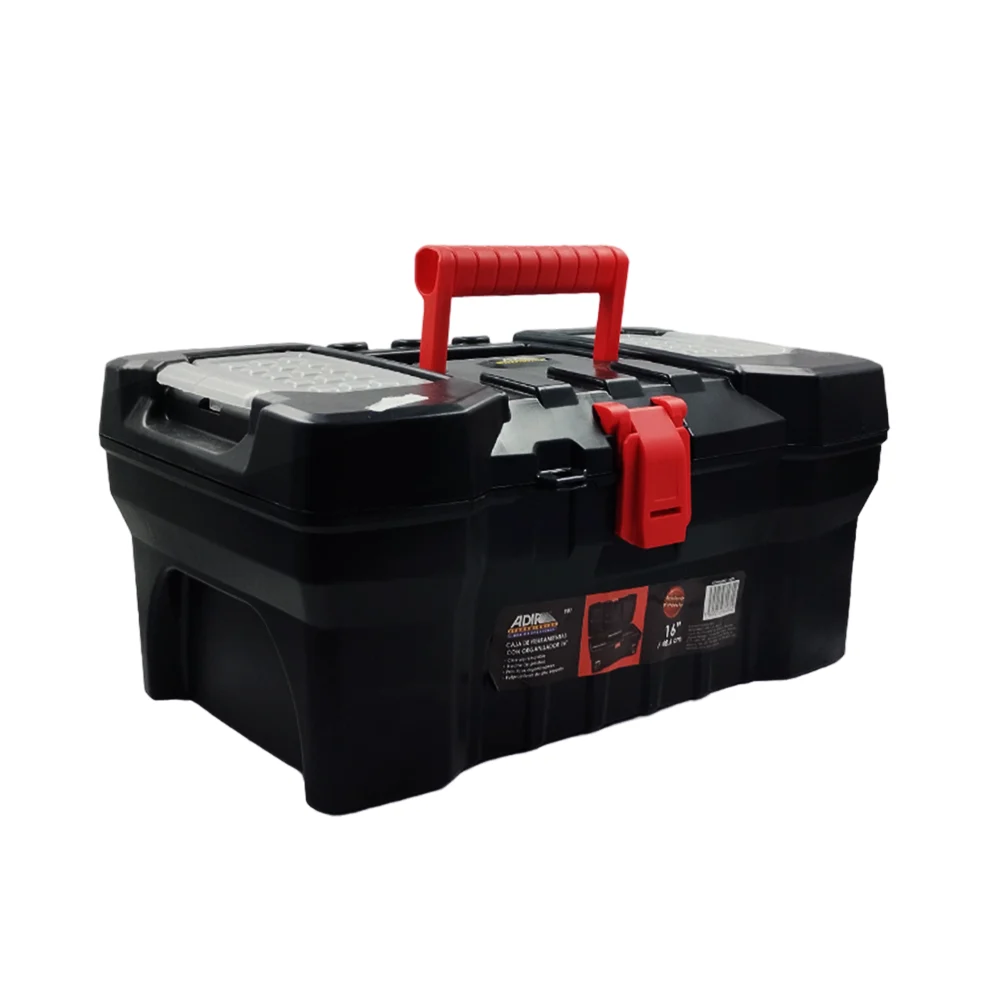Caja grande de 16 pulgadas con 3 compartimentos y bandeja organizador…
