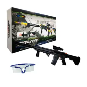 Pistola / rifle m416 de juguete para balas de hidrogel de 7-8mm, luz …