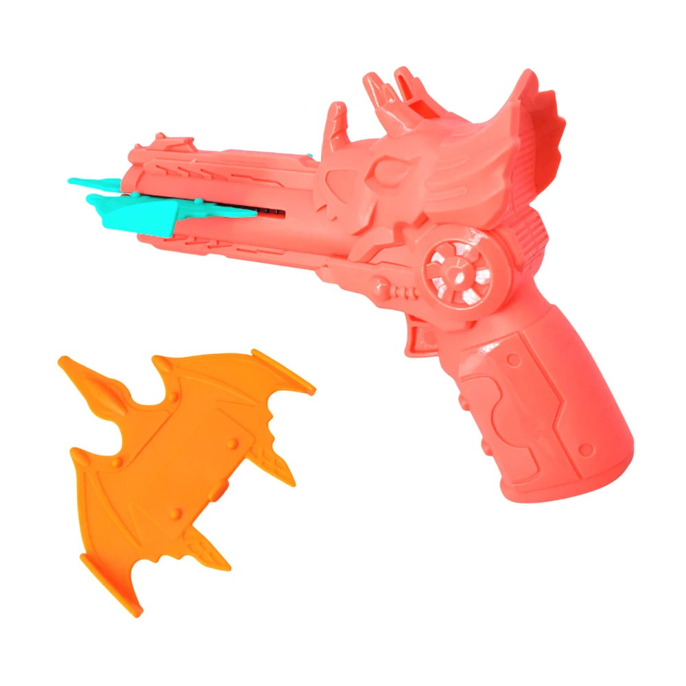 Pistola con forma de dinosaurio triceratops lanza aviones en forma de…