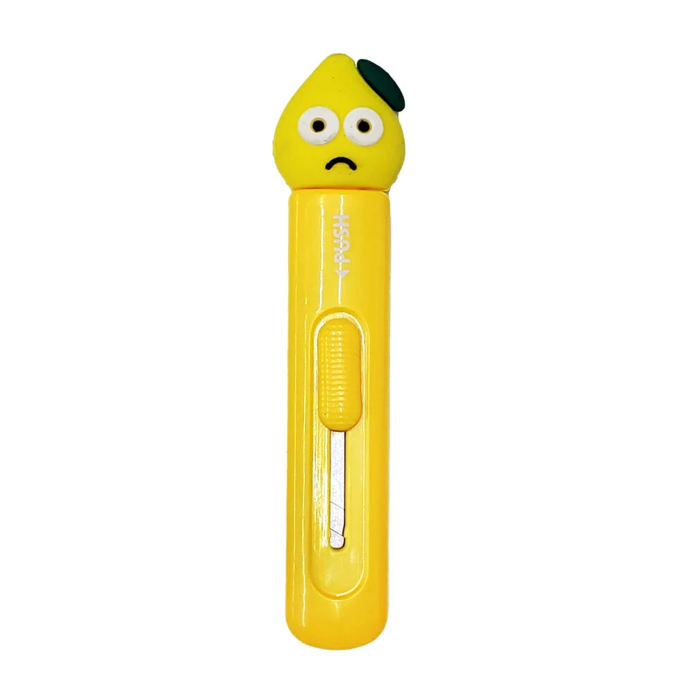 1pza Mini cutter con diseño de limón, variedad de colores / a-1507