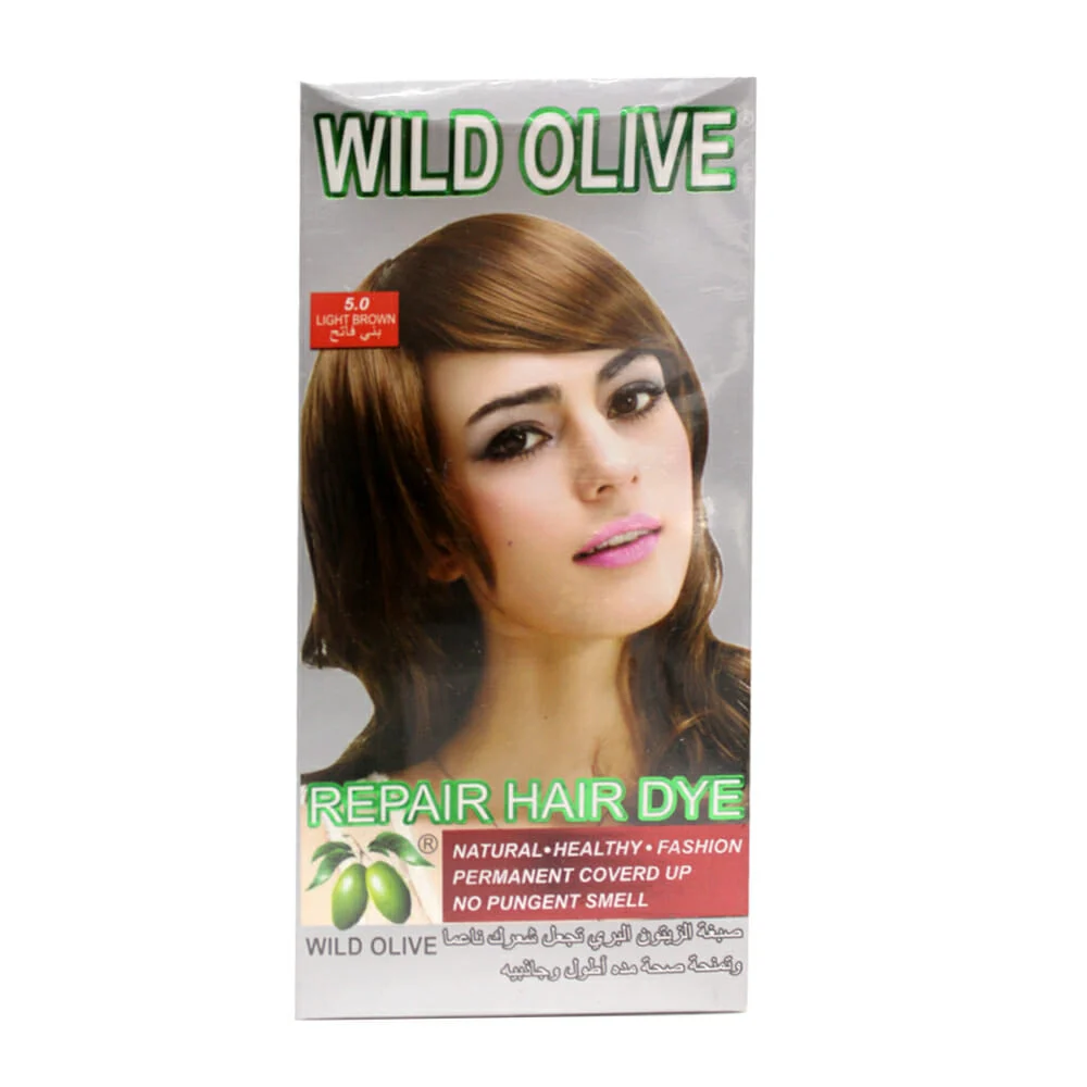 Tinte para el cabello permanente reparador wild olive, variedad de to…