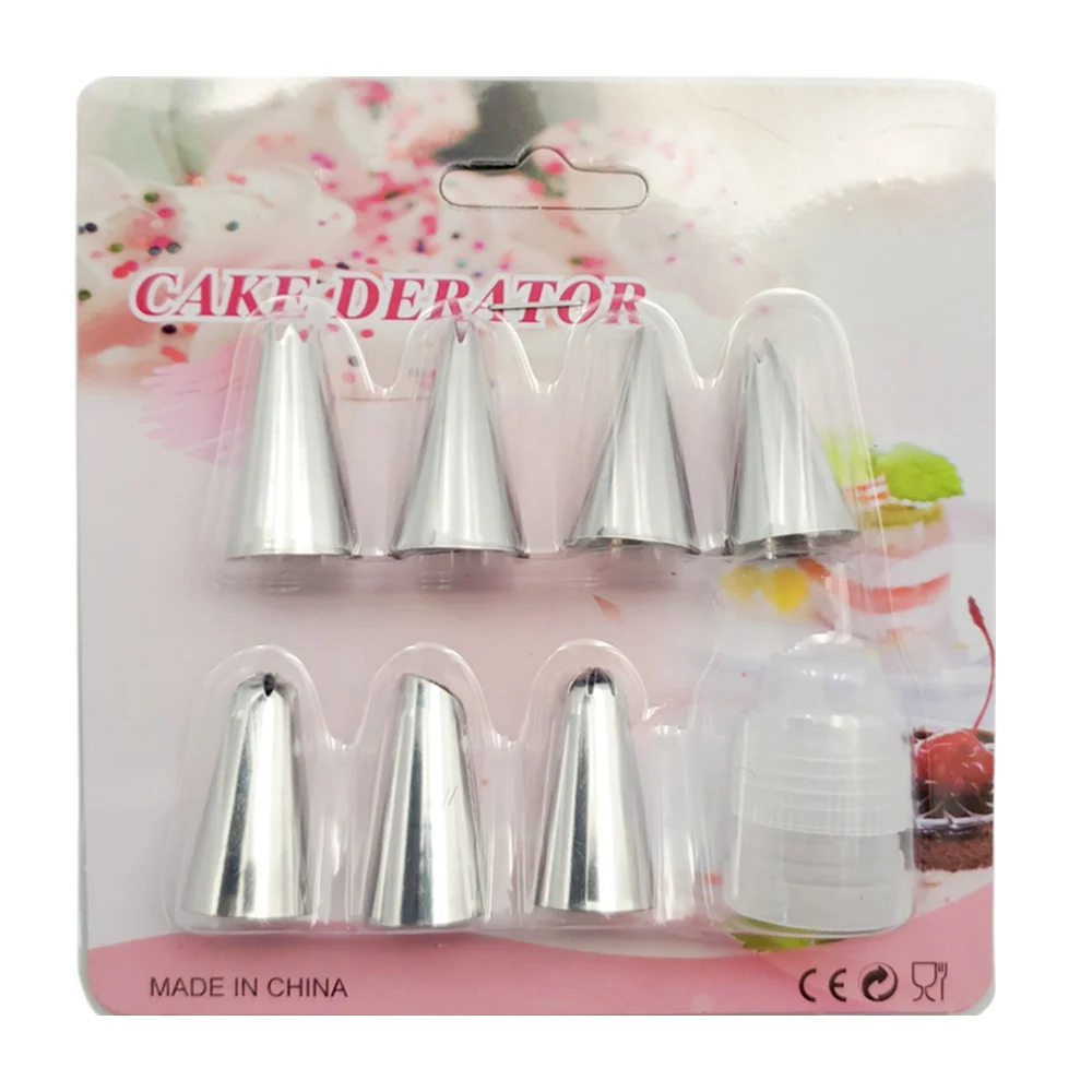 Blíster de 7 duyas - boquillas metálicas para decorar pasteles, de di…