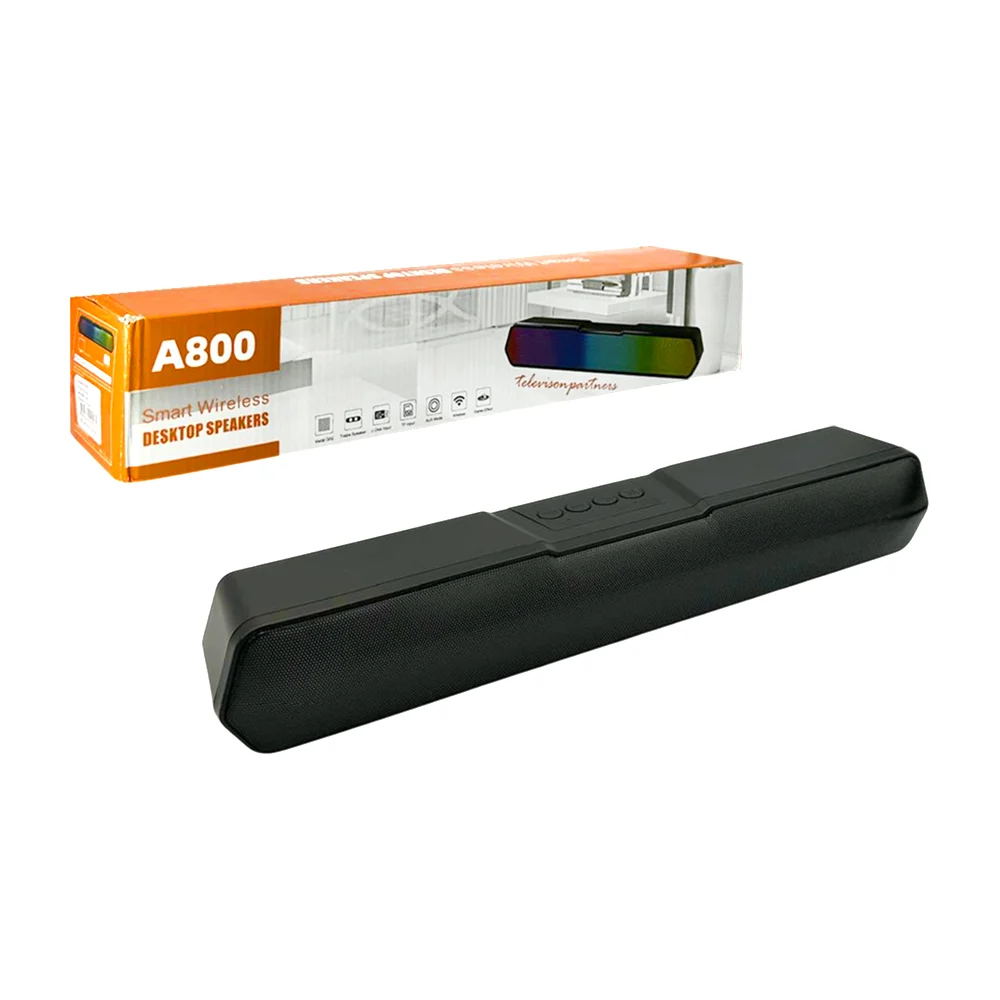 Barra de sonido / bocina rectangular inalámbrica de carga usb con ran…