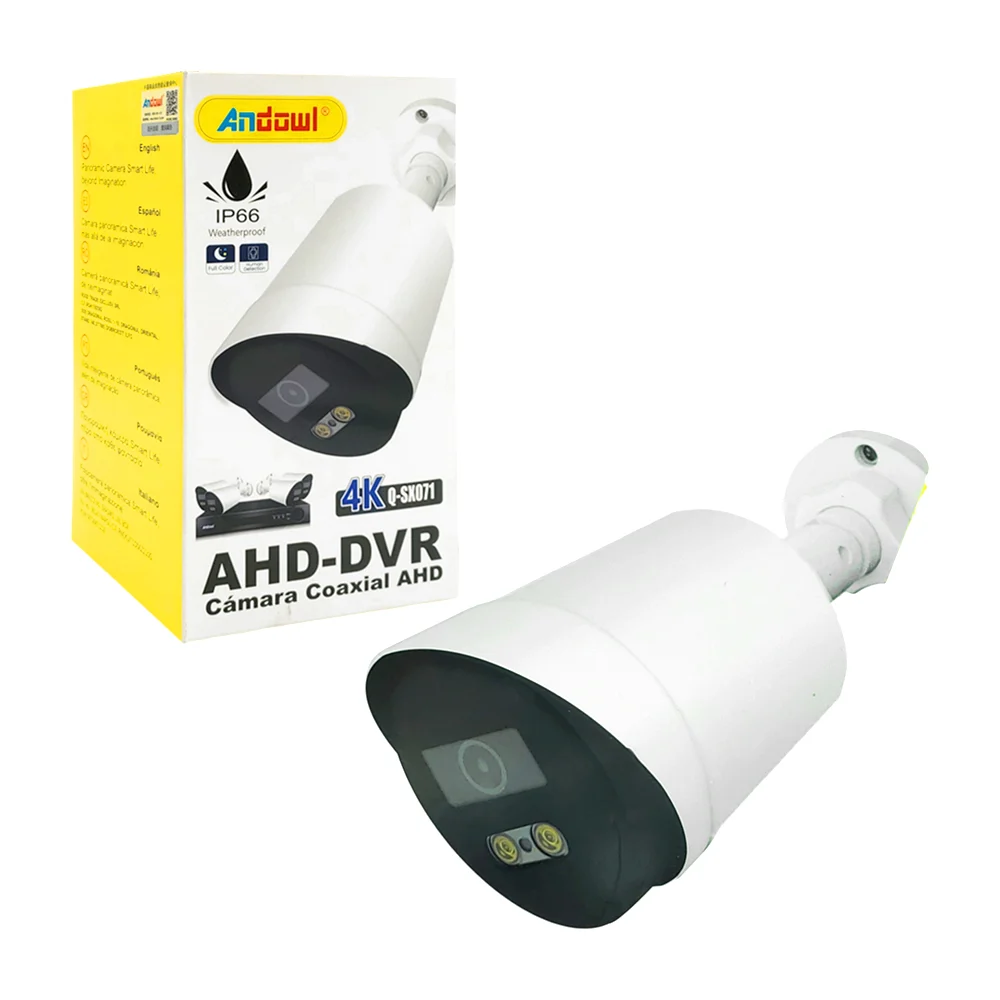 Cámara coaxial de seguridad panorámica ahd-dvr andowl a prueba de agu…