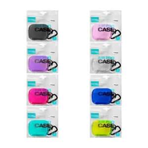 Funda protectora rígida de plástico translúcido para audífonos airpod…