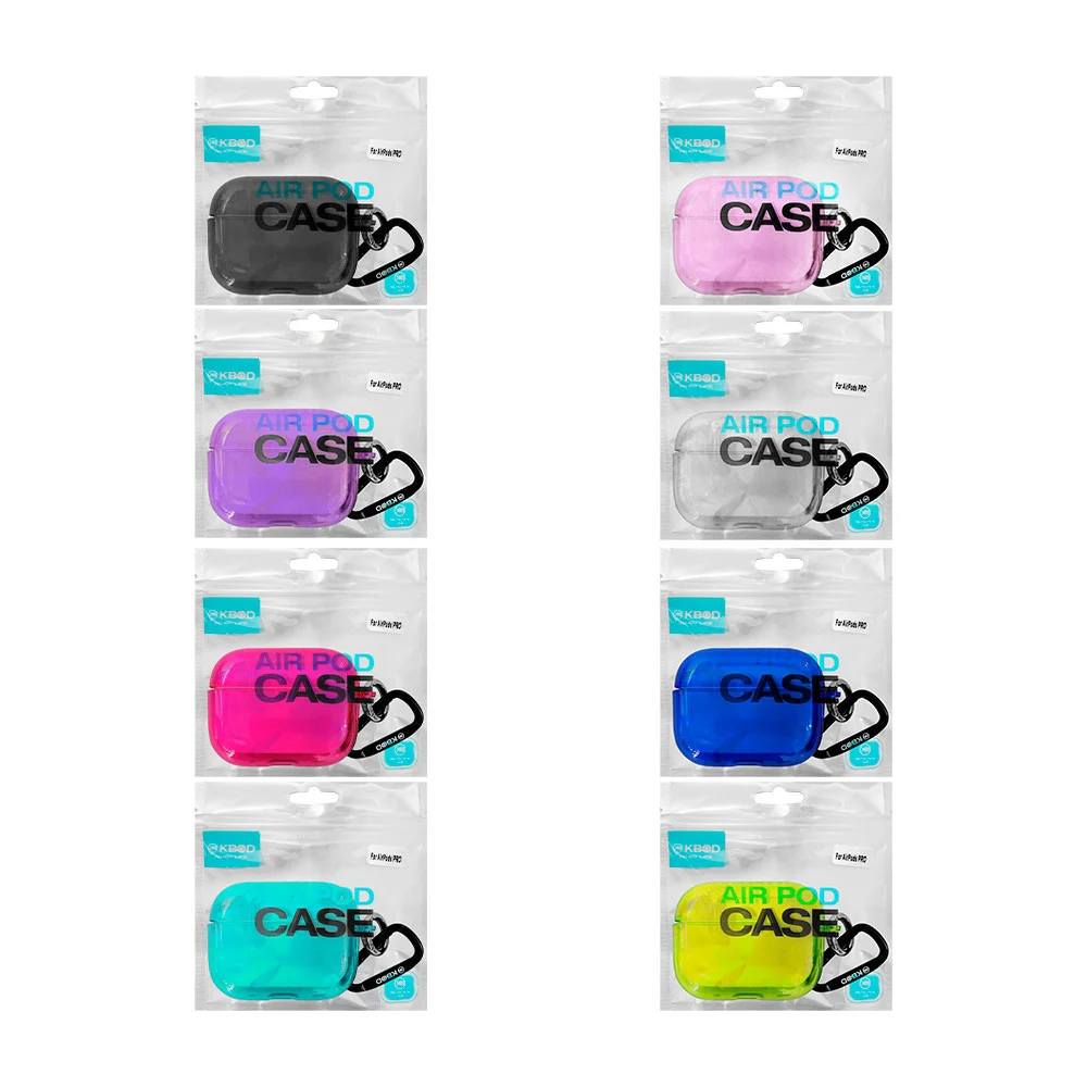 Funda protectora rígida de plástico translúcido para audífonos airpod…