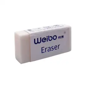 1pza Borrador blanco weibo de goma suave, 4cm / eraser / ar253 / wb-5…