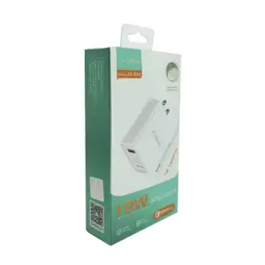 Combo cargador de carga rápida sabala con entrada lightning, 18w / 05…