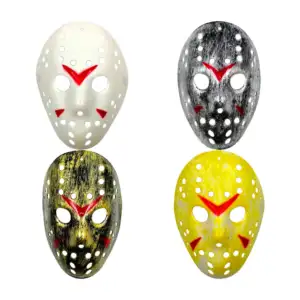 Máscara para disfraz de halloween con diseño de hockey tipo jason voo…
