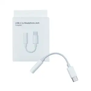 Mini cable adaptador con entrada tipo c a auxiliar 3.5mm / usb-c to h…