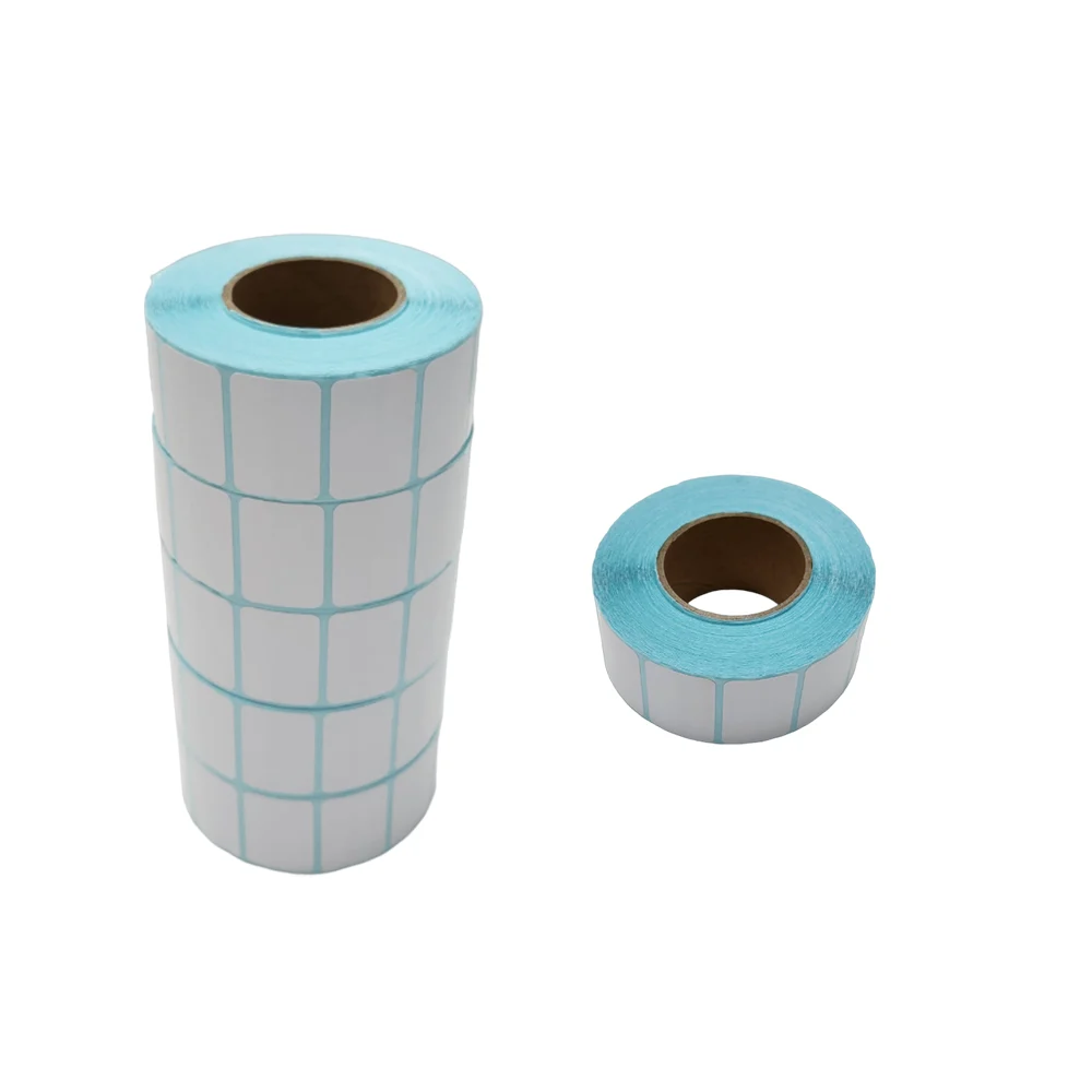 Rollo de etiquetas blancas adhesivas para superficies de 3x2cm / aa-1…
