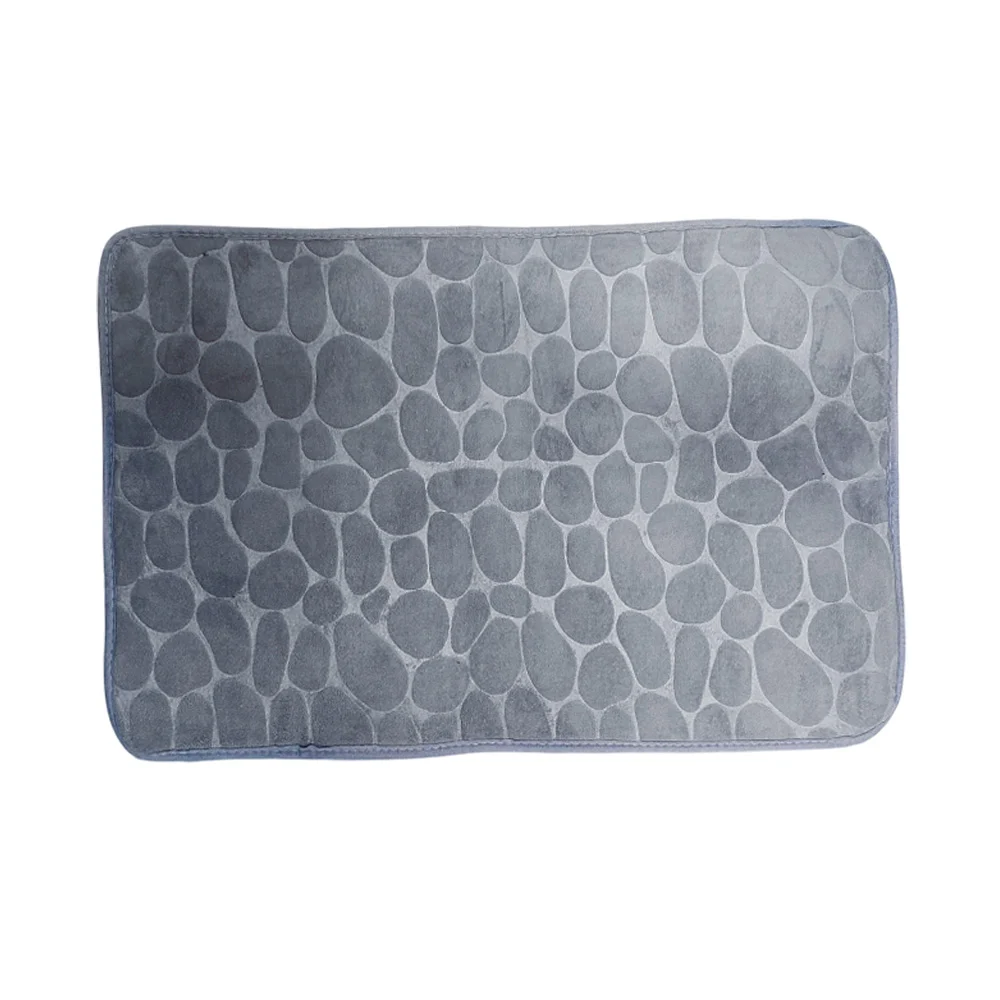 Tapete rectangular afelpado con diseño relieve de círculos 50x80cm, v…