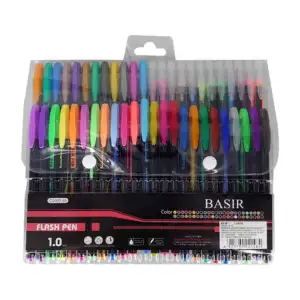Paquete con 48 plumas de colores neón, pastel y brillantes, 1.0mm / b…