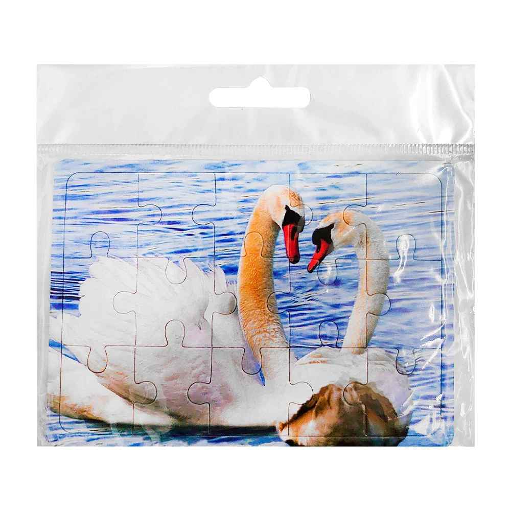 1pza mini rompecabezas de cartón de 15 piezas con diseño, 10.5x8.5 cm…