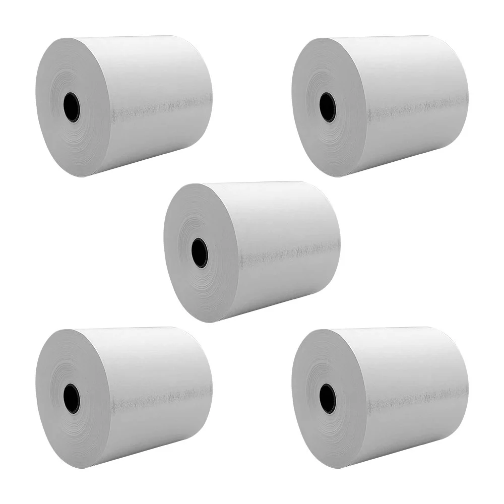 Paquete de 5 rollos papel térmico para impresora, multifuncional / 80…
