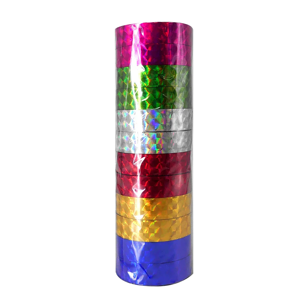 Paquete con 12 cintas adhesivas decorativas holográficas con ancho de…
