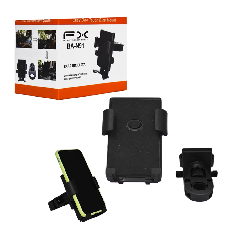 Porta celular ajustable para manubrio de bicicleta / ba-n91
