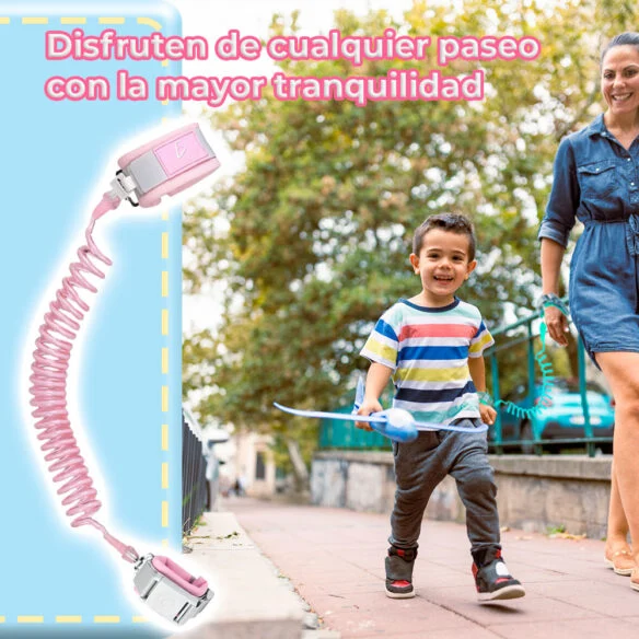Arnés de seguridad para niños con broche de llave y resorte estirable…