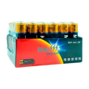 Paquete con 24 baterías pilas mac battery aa en blíster de 4, r6p 1.5…