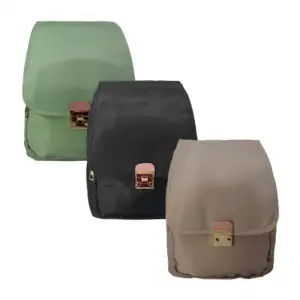Mochila pequeña con 3 compartimentos, 2 compartimentos laterales, bro…