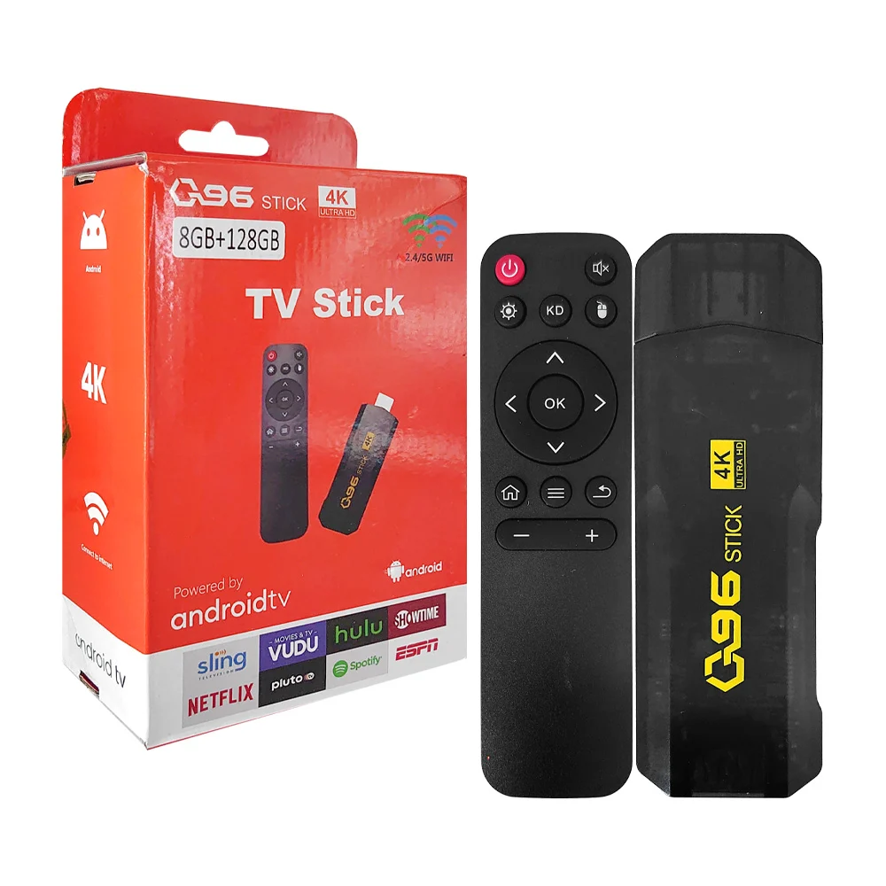 Tv stick de entrada hdmi con resolución 4k y control remoto, 8gb+128g…