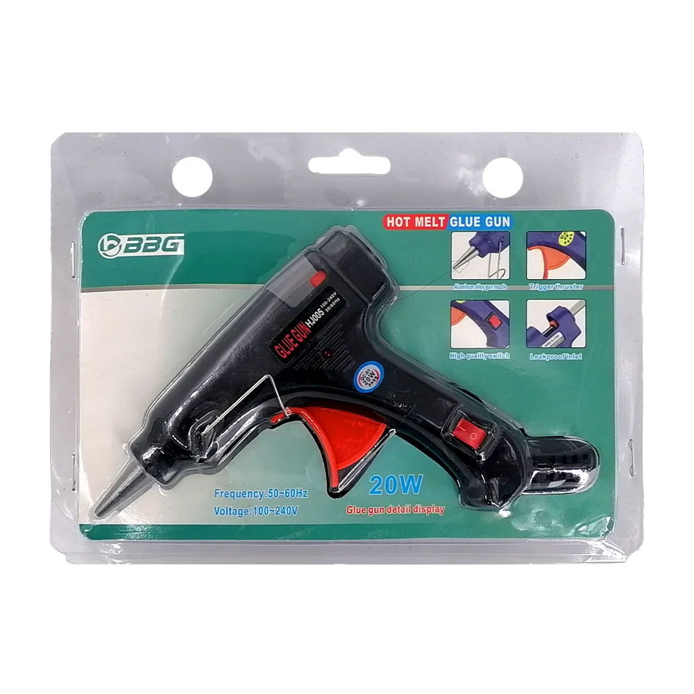 Pistola chica para silicon con consumo de 20 watts / bbg hot melt glu…