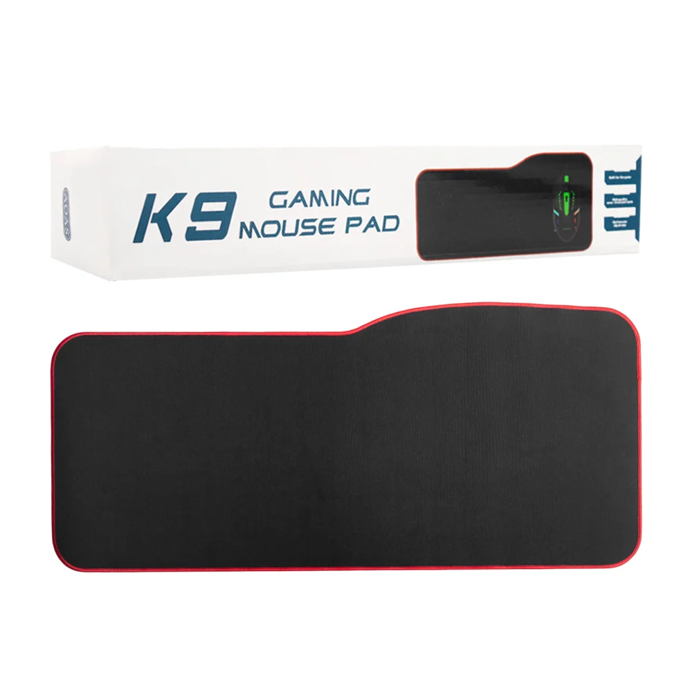 Mouse pad gamer k9 liso con textura antifricción, antideslizante, col…