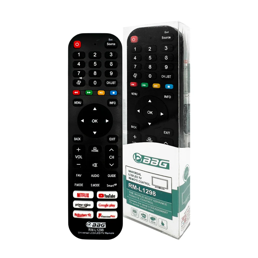 Control remoto universal bbg en color negro para televisión / rm-l129…