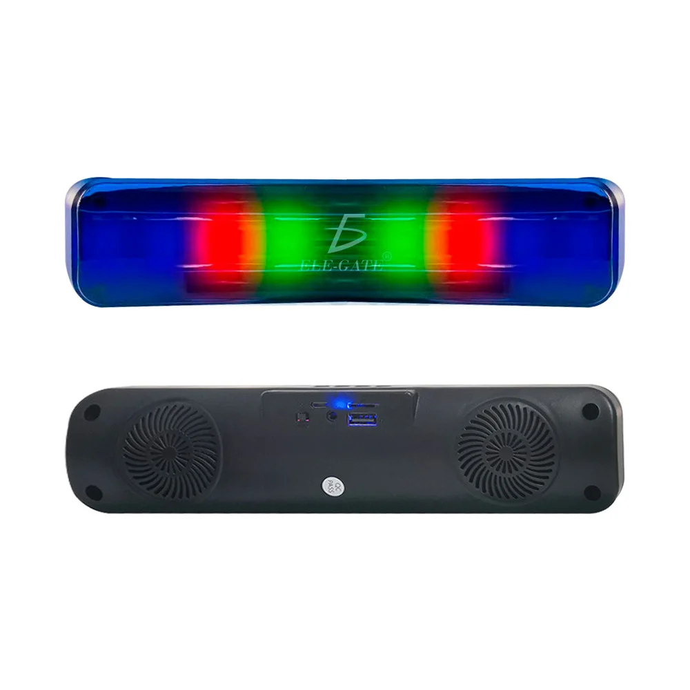 1pza Bocina rectangular inalámbrica, tipo barra de sonido, con botone…