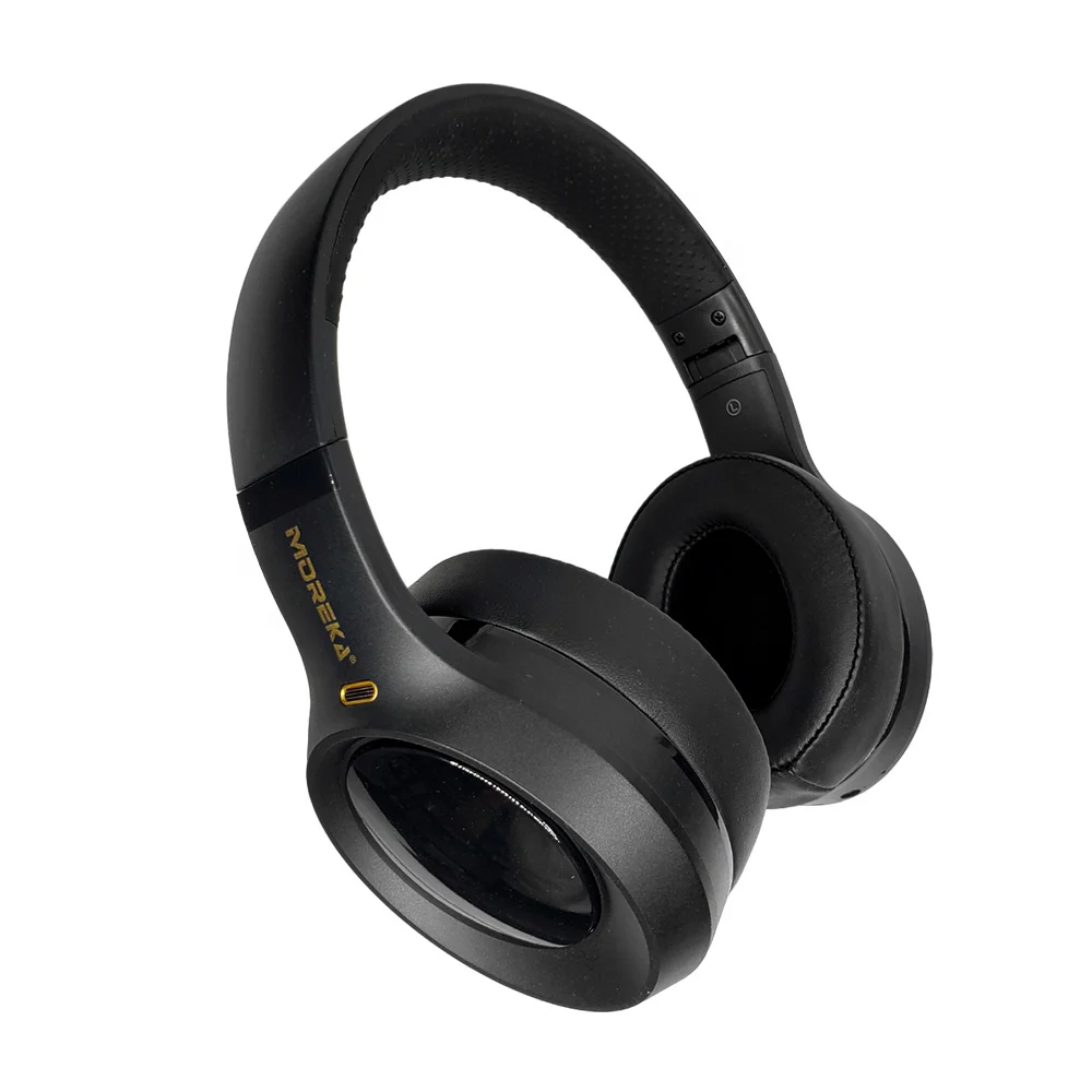 Audífonos diadema inalámbrica bluetooth moreka plegable ovalados con entrada auxiliar / bl019