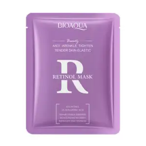 1pza mascarilla bioaqua antiarrugas con retinol y ácido hialurónico /…
