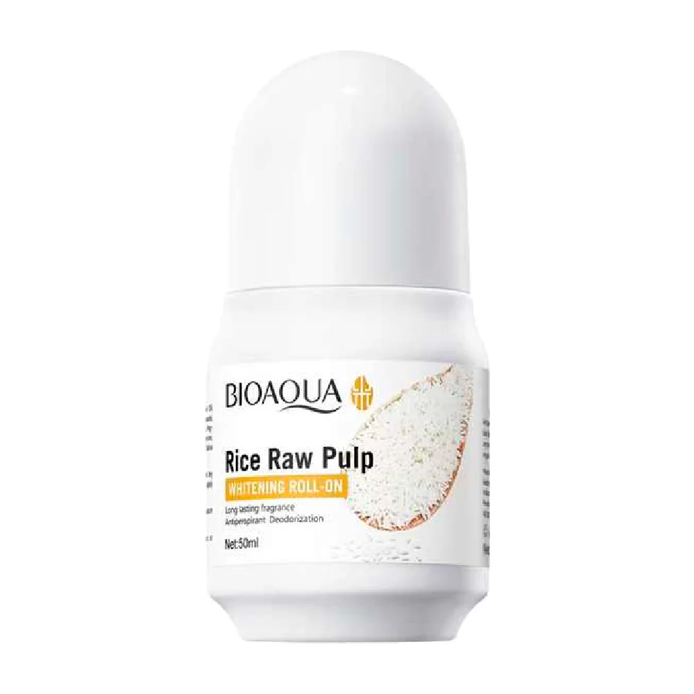 Desodorante roll-on aclarador bioaqua con extracto de pulpa de arroz,…