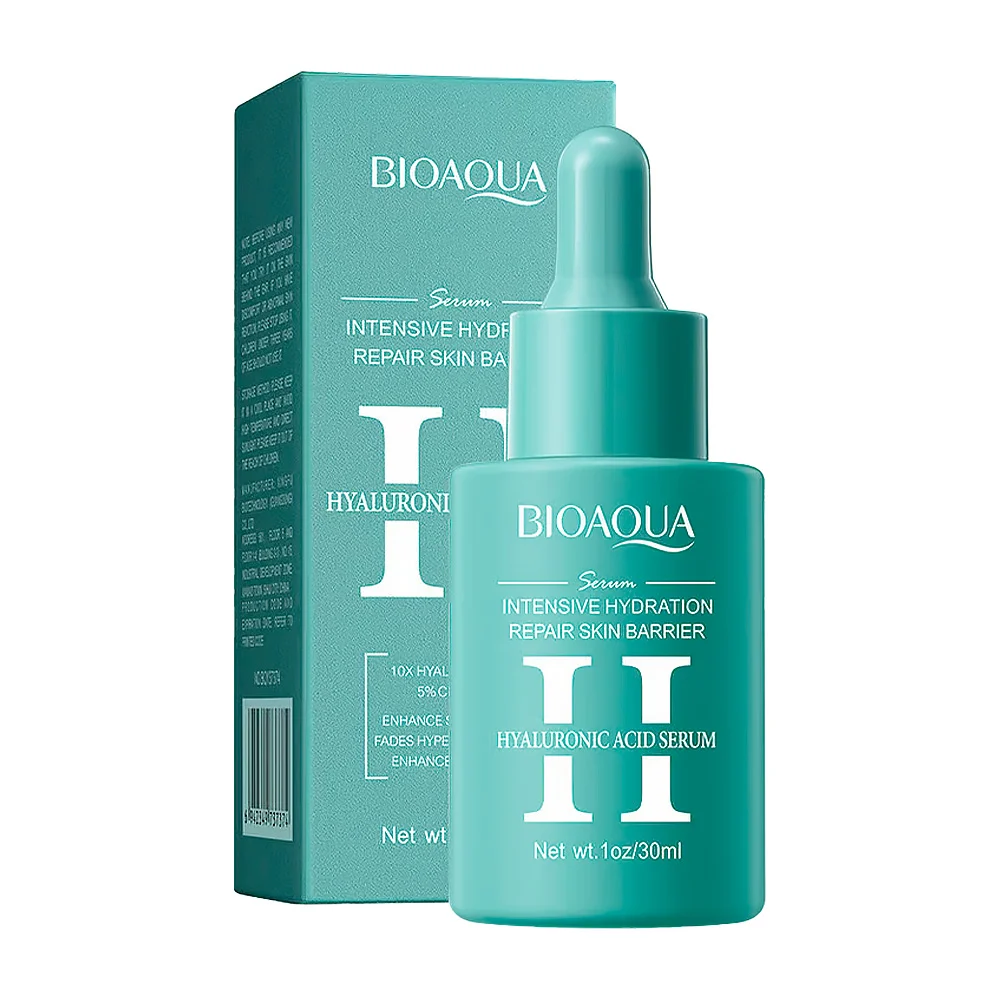 Suero facial hidratante y reparador con ácido hialurónico, 30ml / bio…