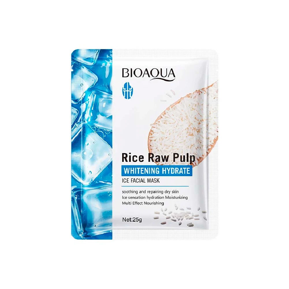 1pza Mascarilla facial hidratante bioaqua con extracto de pulpa de ar…