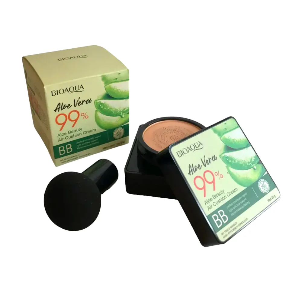Crema de base bb para maquillaje facial con extracto de aloe vera 20g…