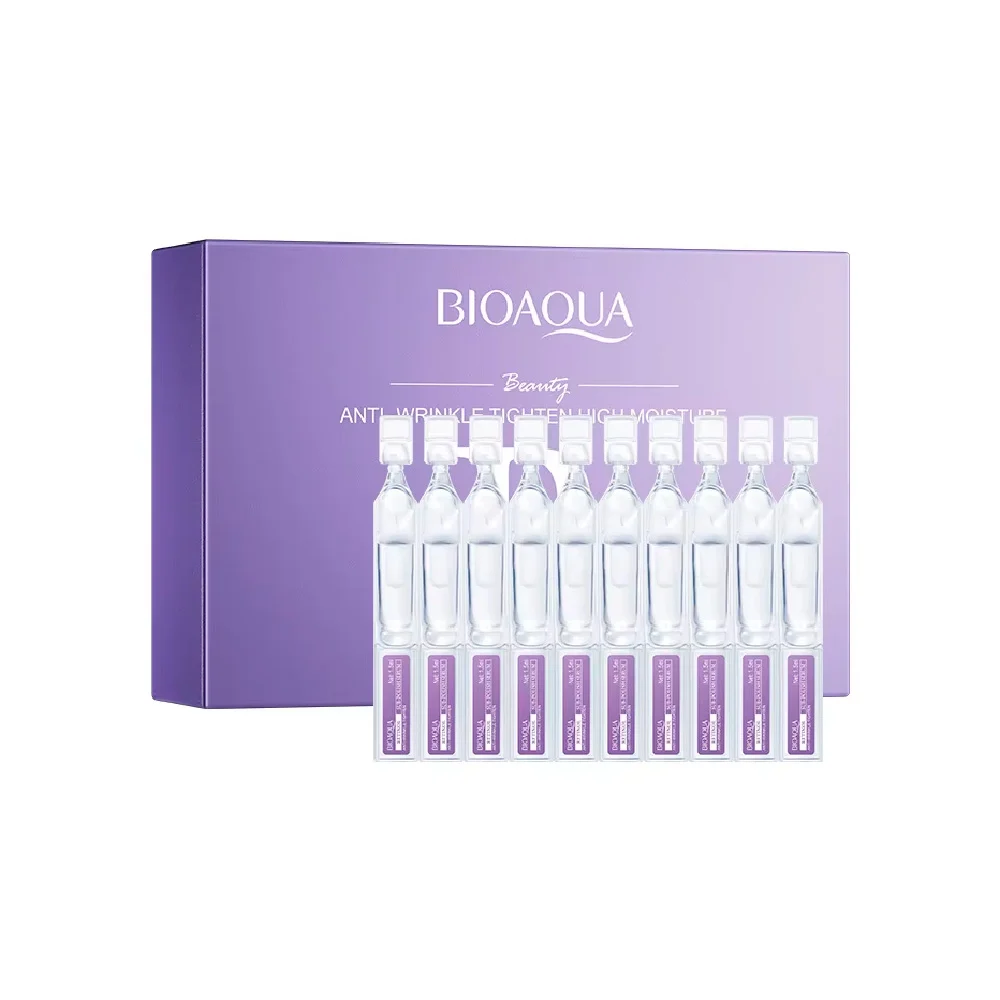 Caja con 30 ampolletas de suero facial bioaqua con retinol para antia…